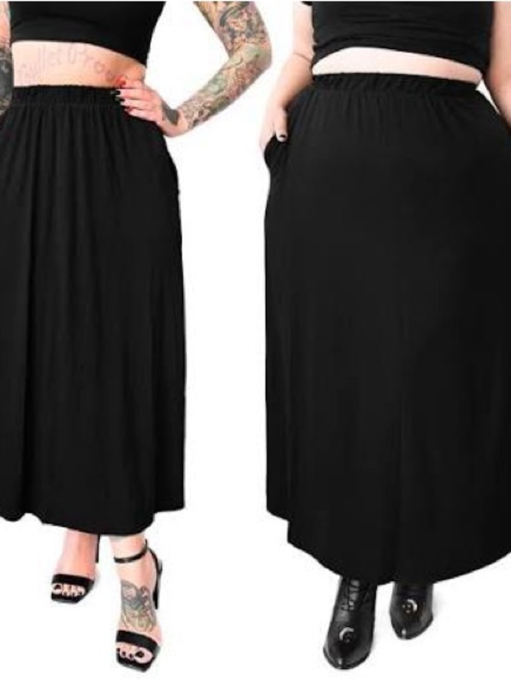 Foxblood Basic Witch Maxi Skirt